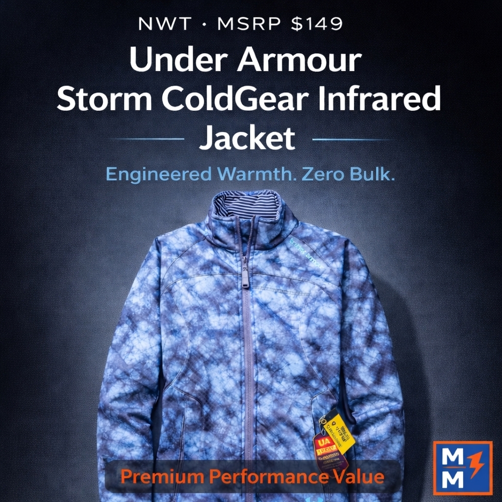 NWT Under Armour Storm ColdGear Infrared Jacket Sz L | Water-Resistant | $149 MS